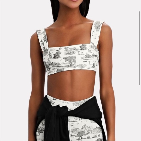 WEWOREWHAT // Toile Biker Shorts, White & Black, size S, EUC - Picture 8 of 15